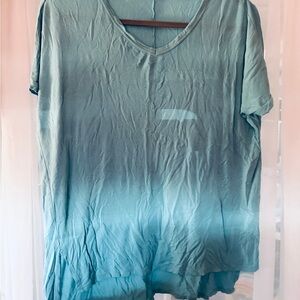 Shinestar Aqua Short Sleeve Top